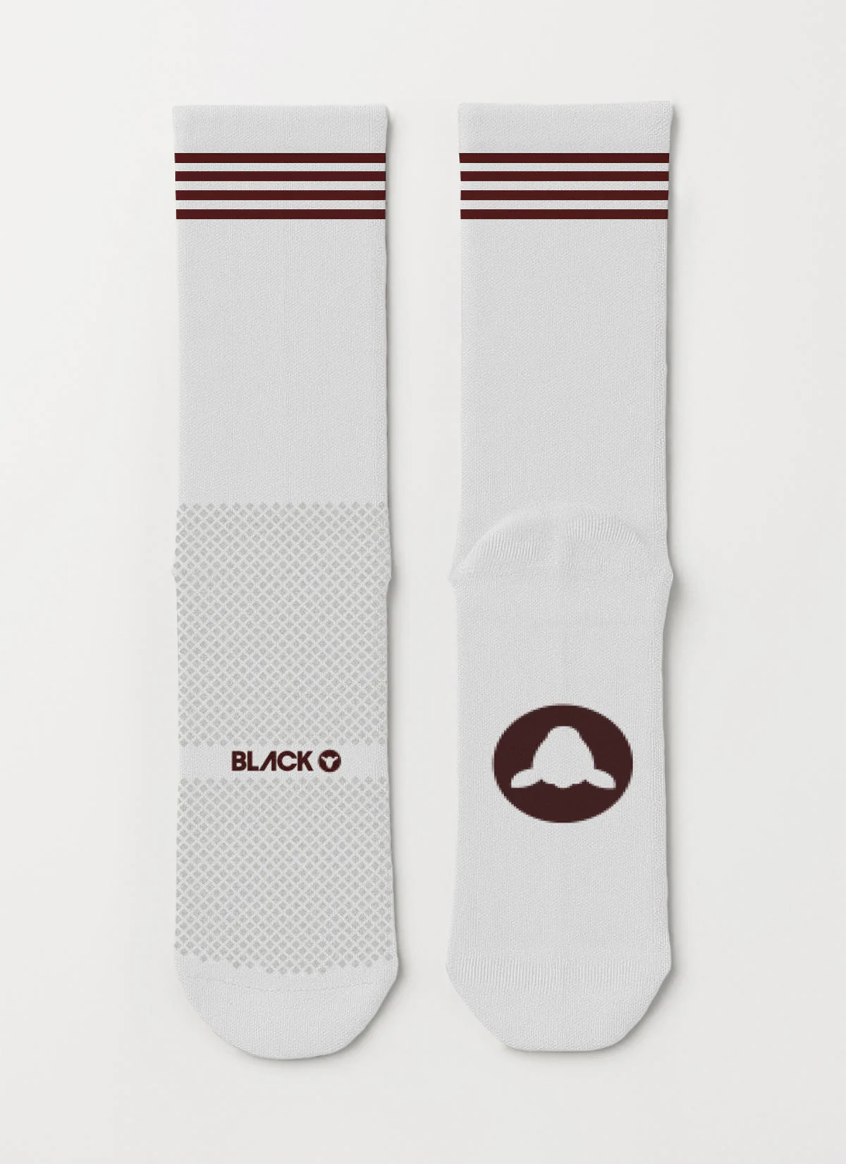 Perfect Crew Sock - Brown Stripe