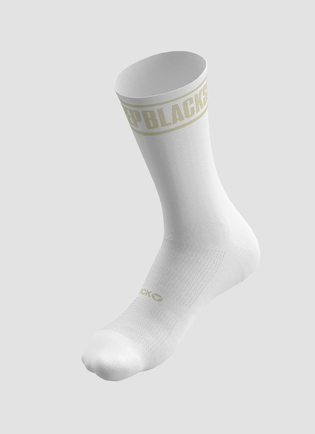 Crew Sock - White Tape Bleached