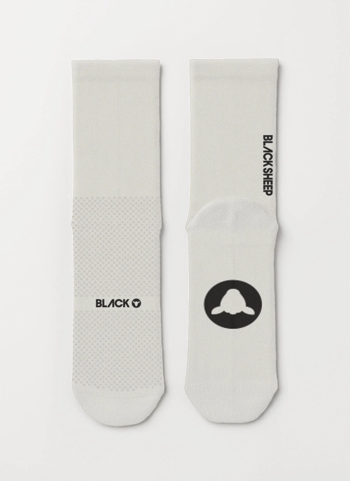 Perfect Crew Sock - Wordmark White