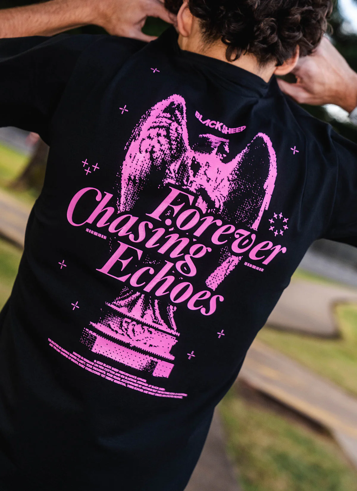 Men's ActiveCotton Tee - Chasing Echoes - Image 2