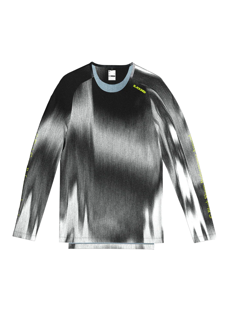 Men's Drylite LS Tee - Static Black