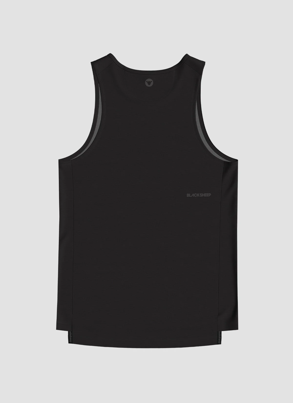 Men's Drylite Singlet - Black - Image 4