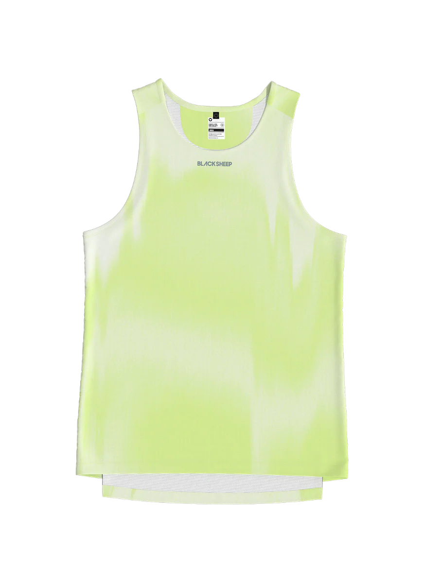 Men's Drylite Singlet - Static Lime