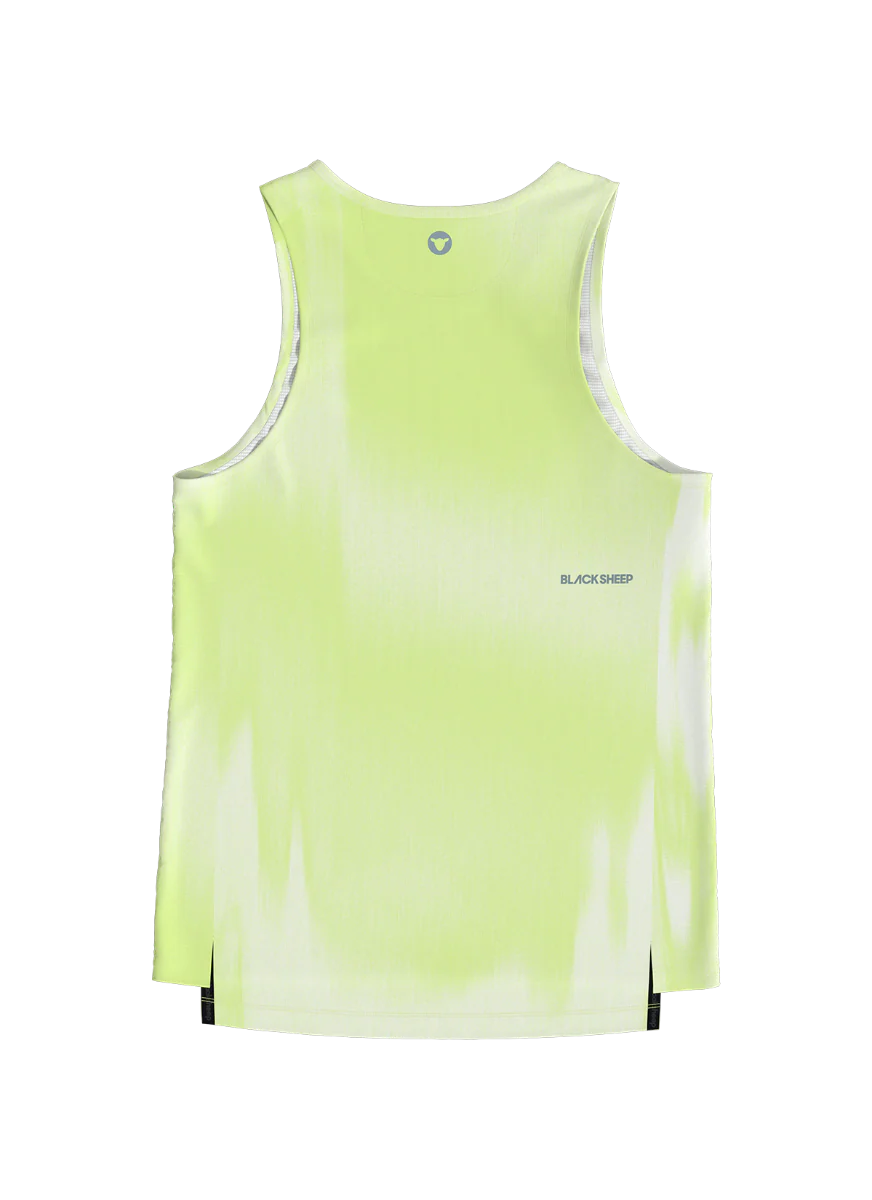 Men's Drylite Singlet - Static Lime - Image 4