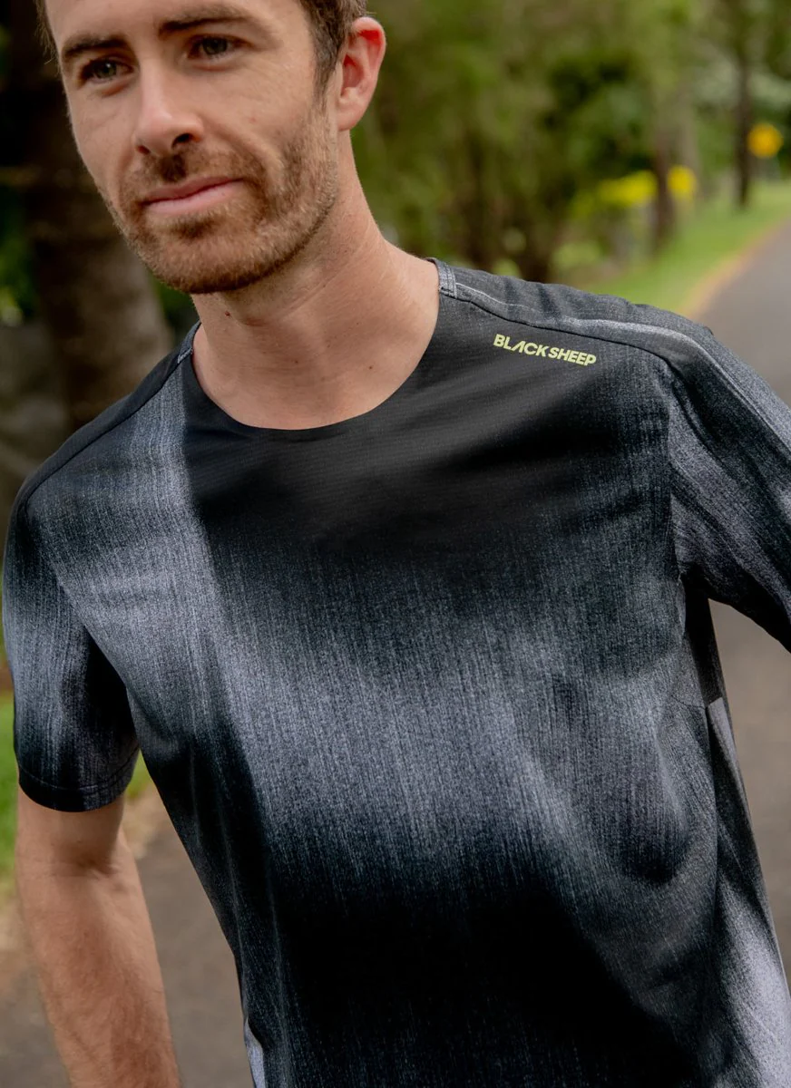Men's DryLite SS Tee - Static Black - Image 2