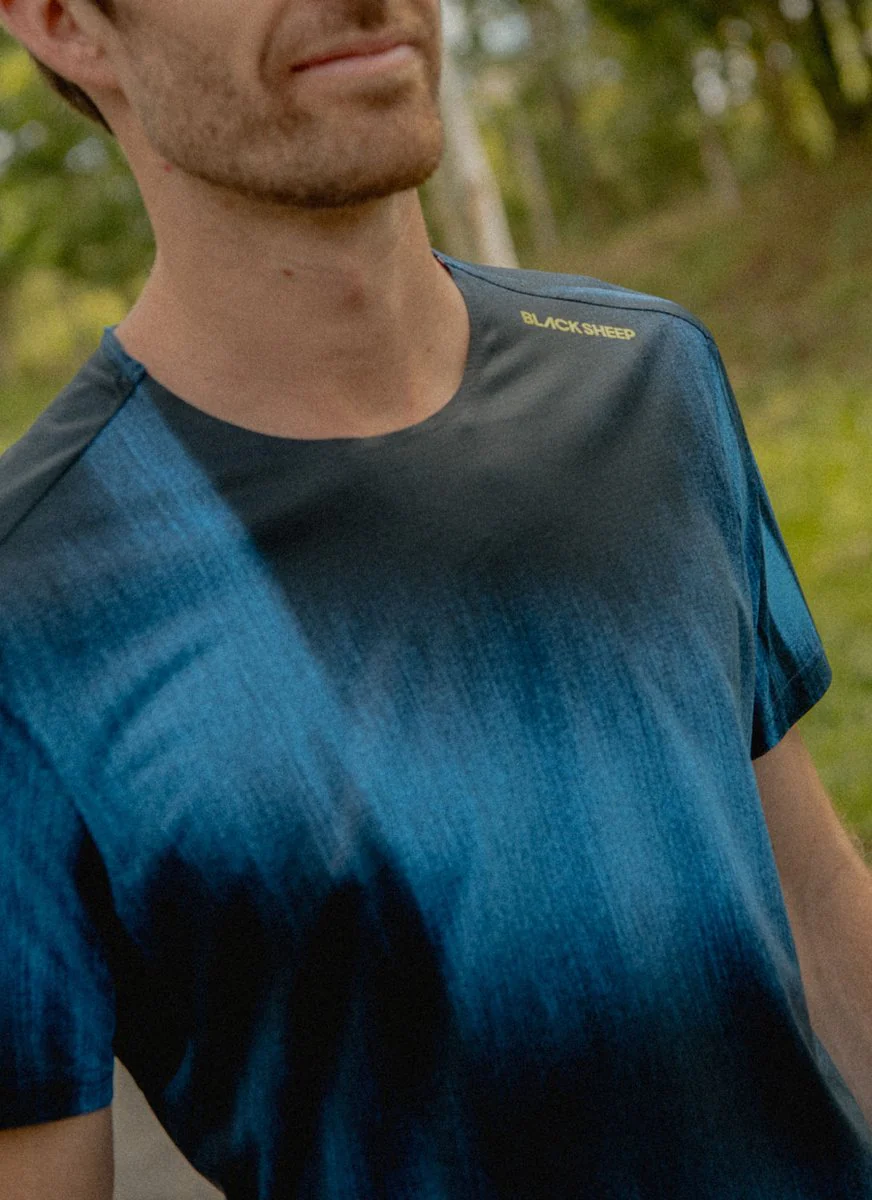 Men's DryLite SS Tee - Static Blue - Image 2