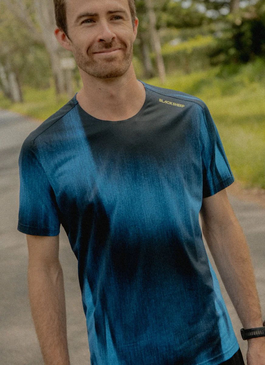 Men's DryLite SS Tee - Static Blue - Image 3