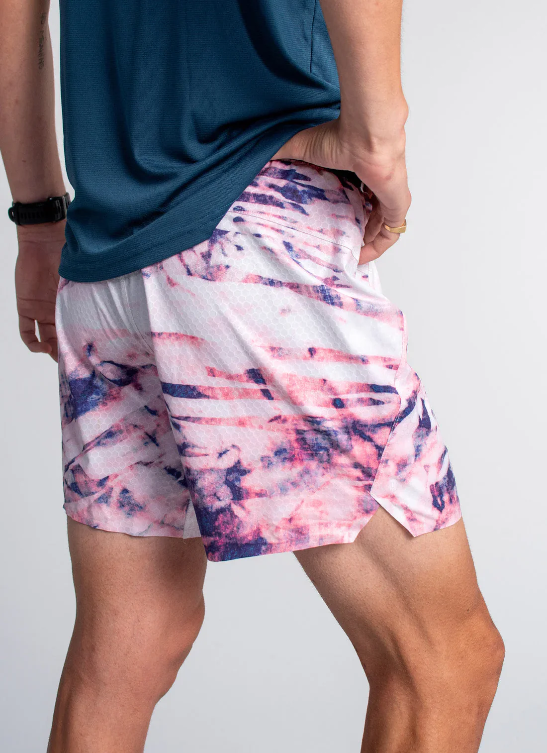 Men's Fly 7" Shorts - Pink Shift - Image 2