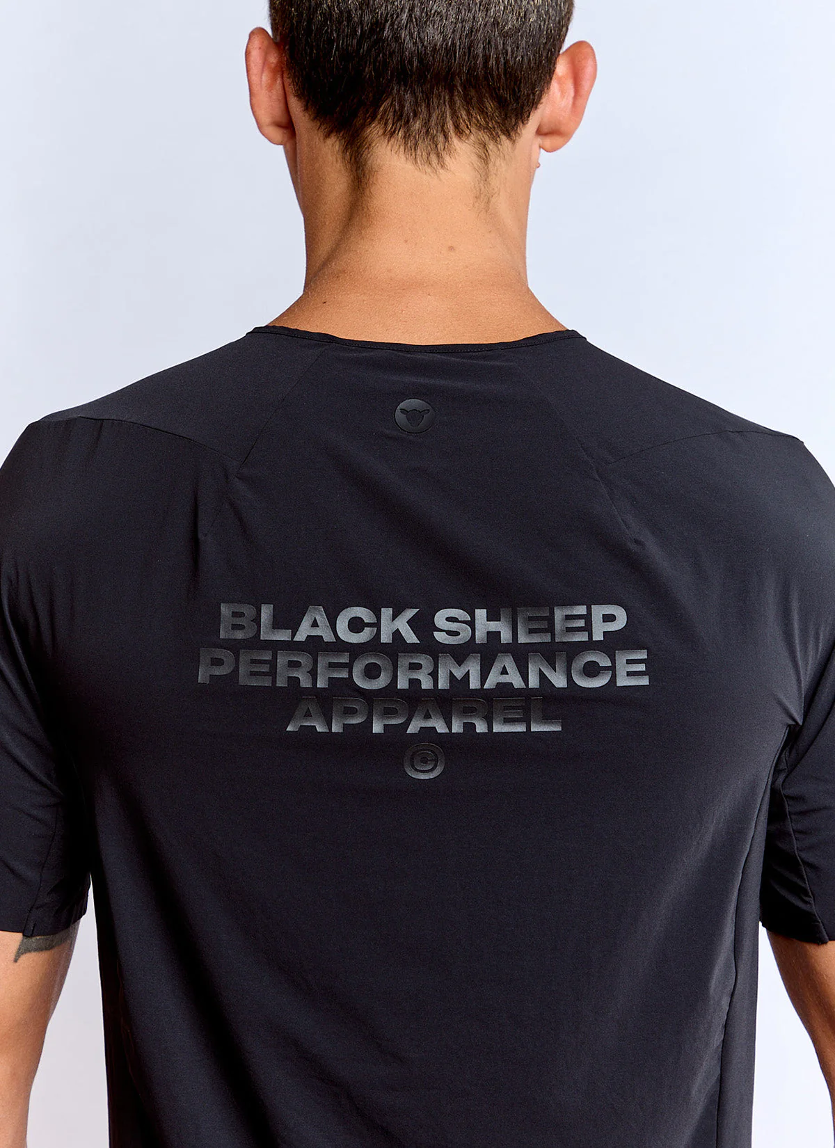 Men's FlyTec Race Tee - Classic Black - Image 3