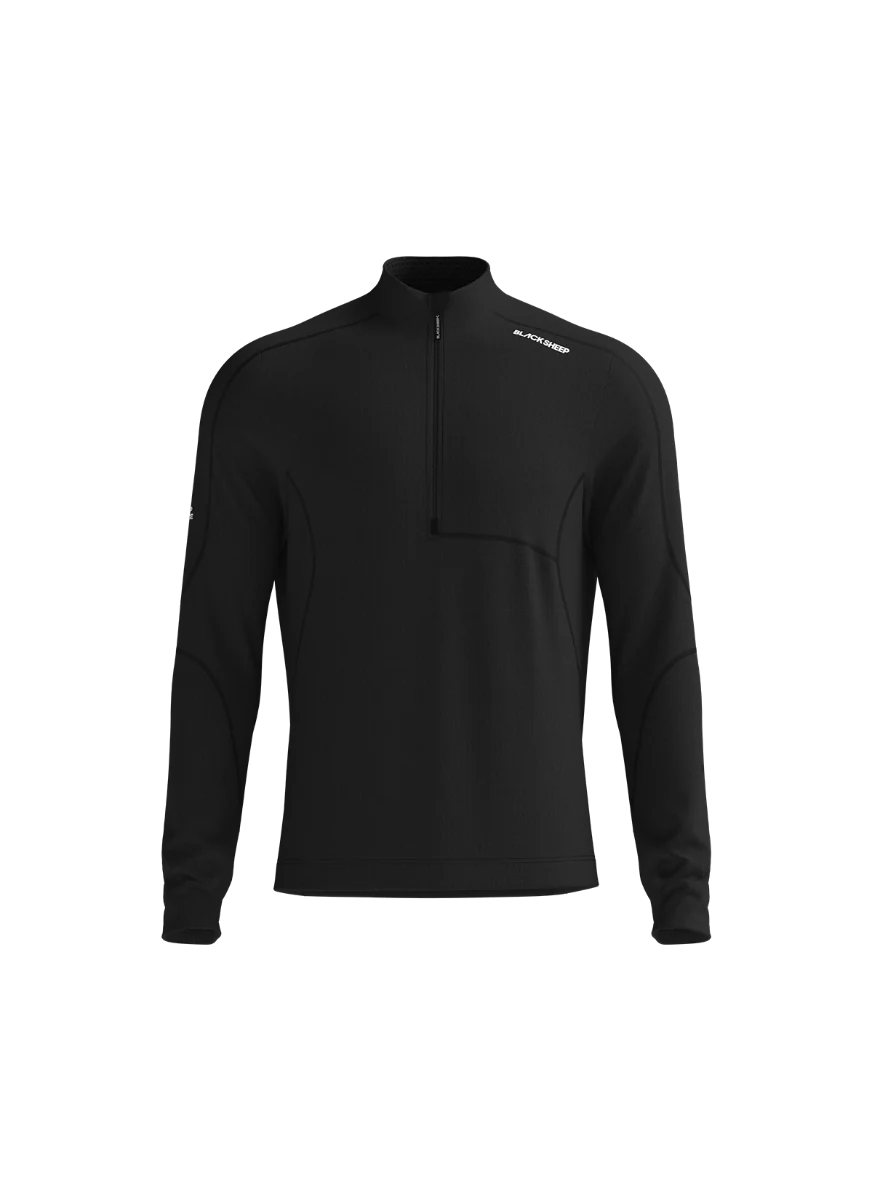 Men's GridFleece LS Pullover - PERFORMANCE BLACK