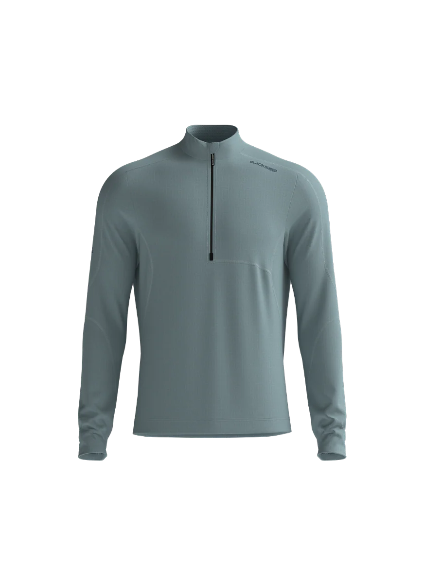 Men's GridFleece LS Pullover - Performance Titanium