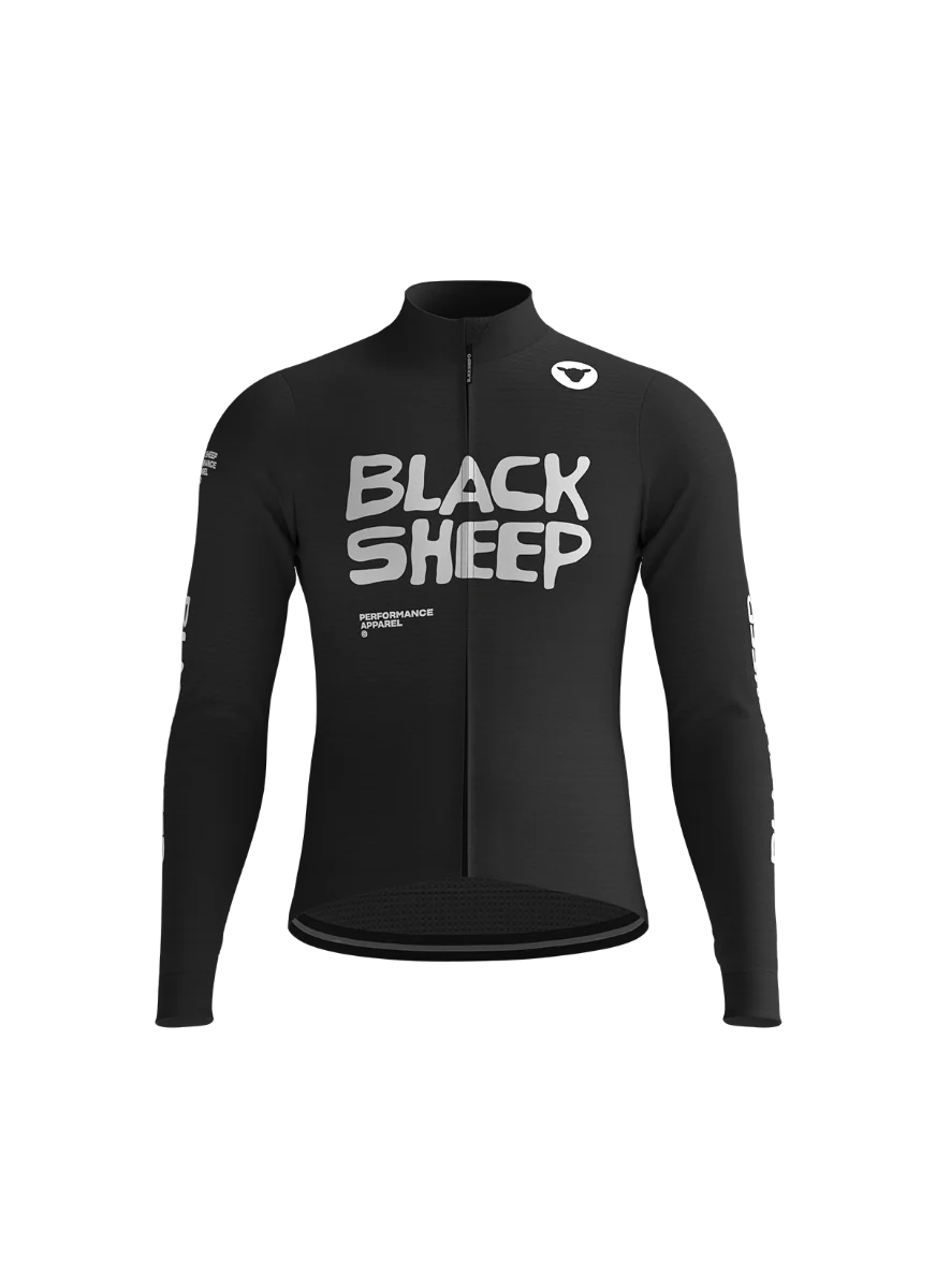 Men's GridFleece Thermal Jersey - PERFORMANCE BLACK