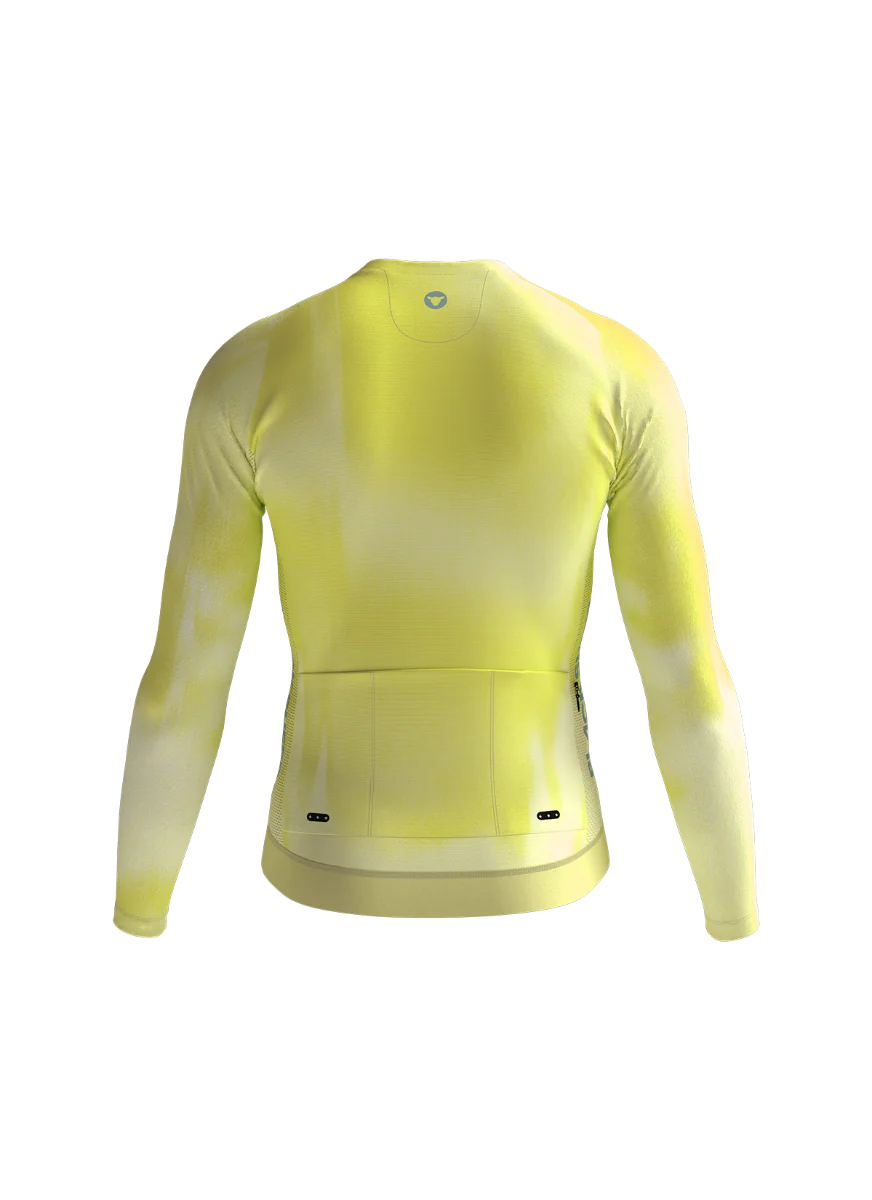 Men's Team LS Jersey - STATIC LIME - Image 3