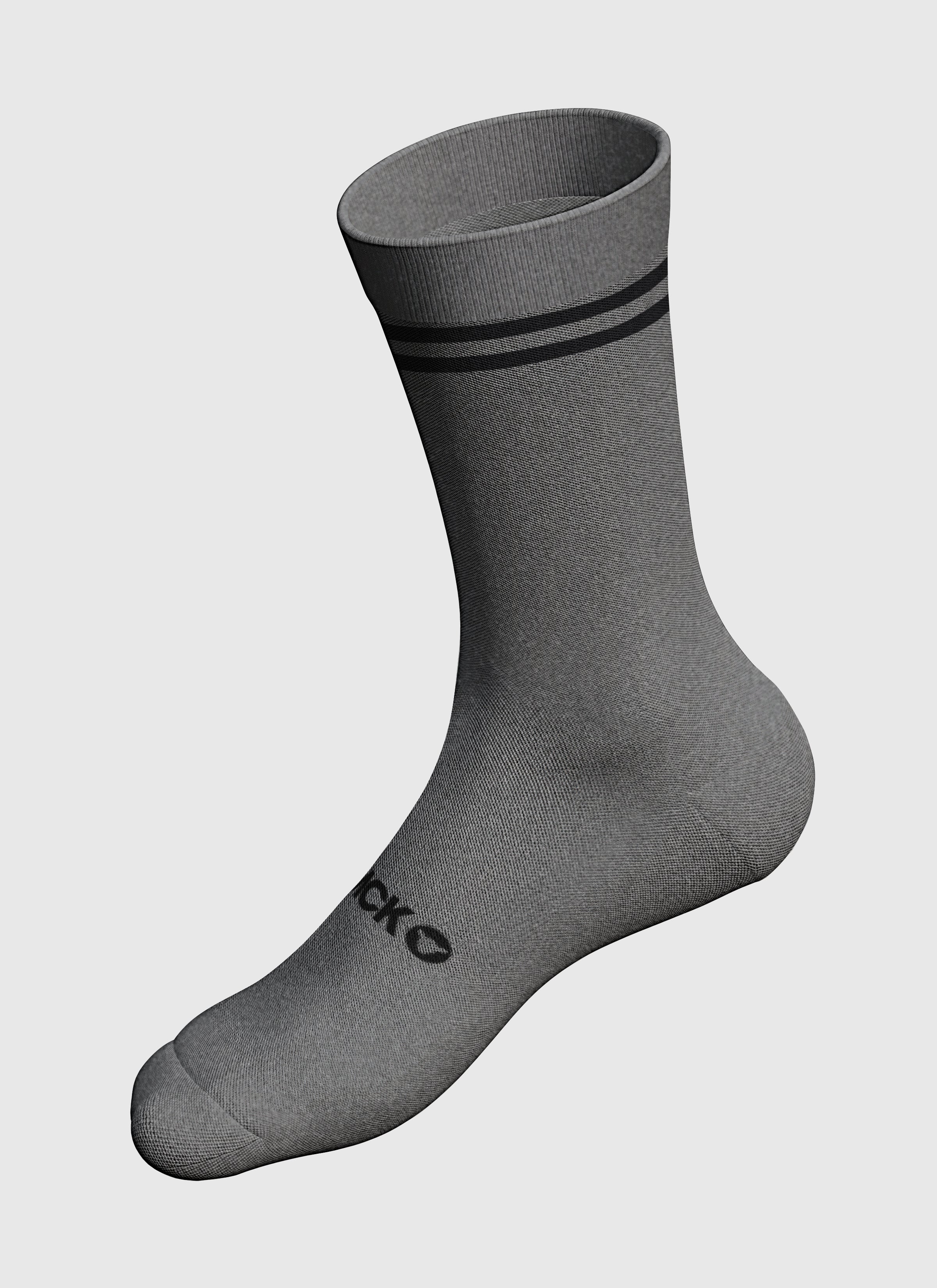 Merino Socks - Graphite - Image 3