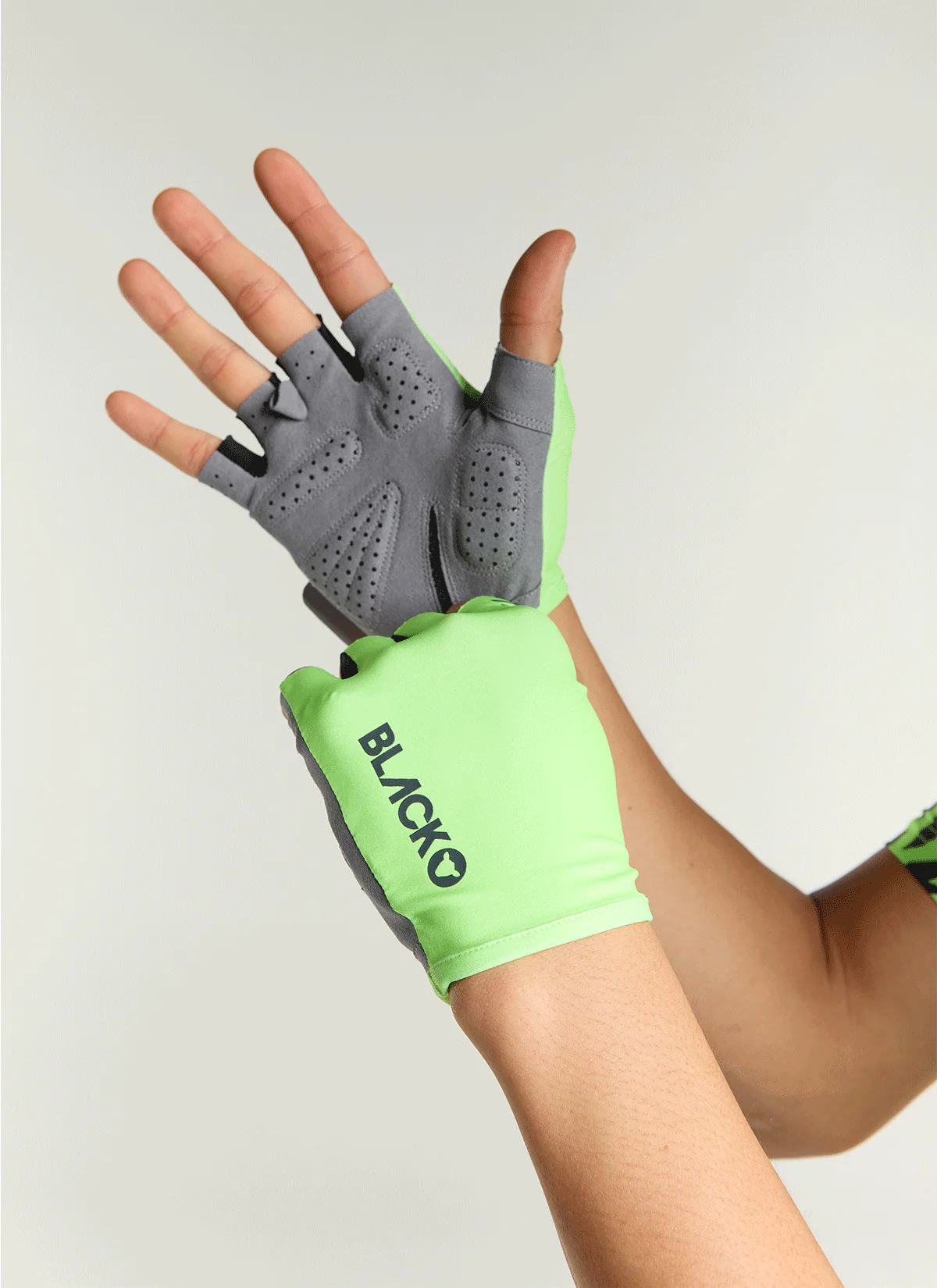 Team Short Finger Glove - Neon Sulphur - Image 3