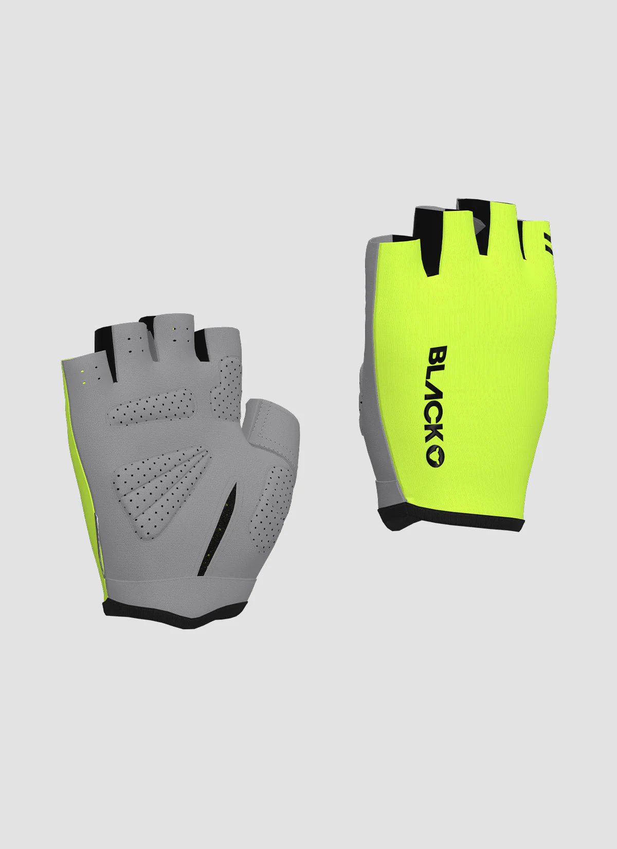Team Short Finger Glove - Neon Sulphur - Image 4
