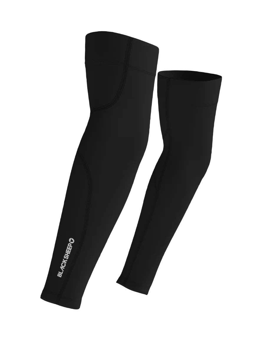 ThermoFleece Arm Warmers - PERFORMANCE BLACK