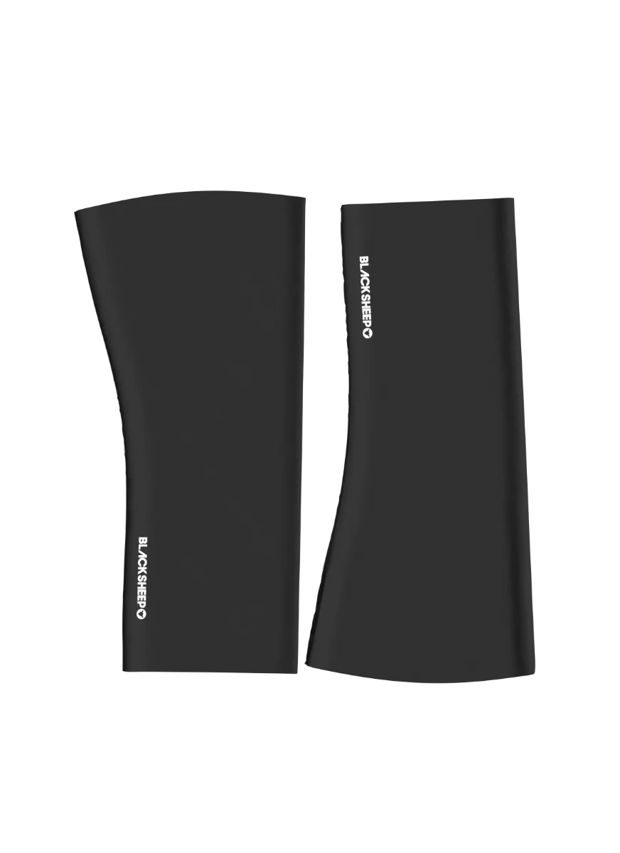 ThermoFleece Knee Warmers - PERFORMANCE BLACK - Image 3