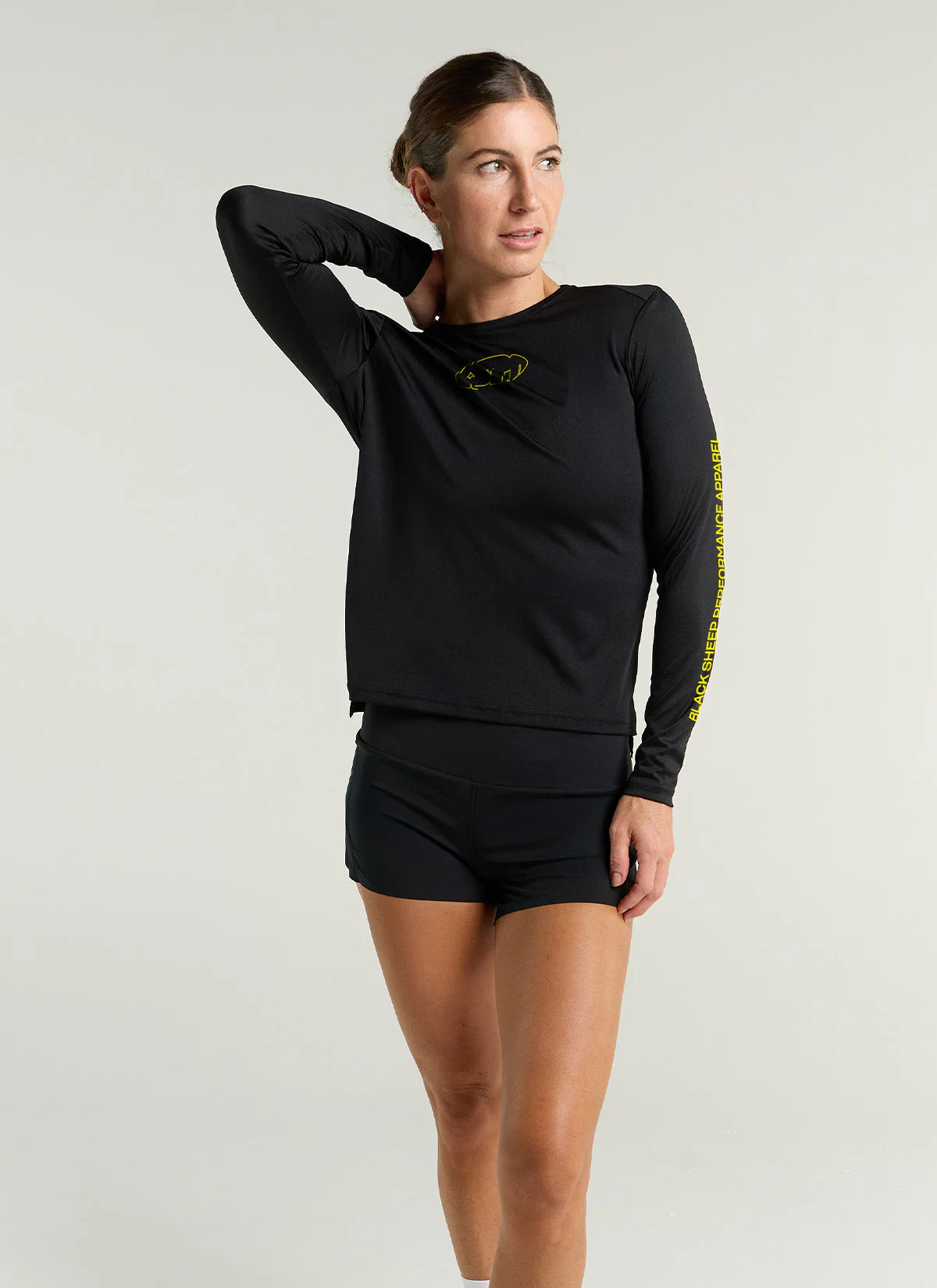 Women's Dry LS Tee - Unbound Black - Image 2