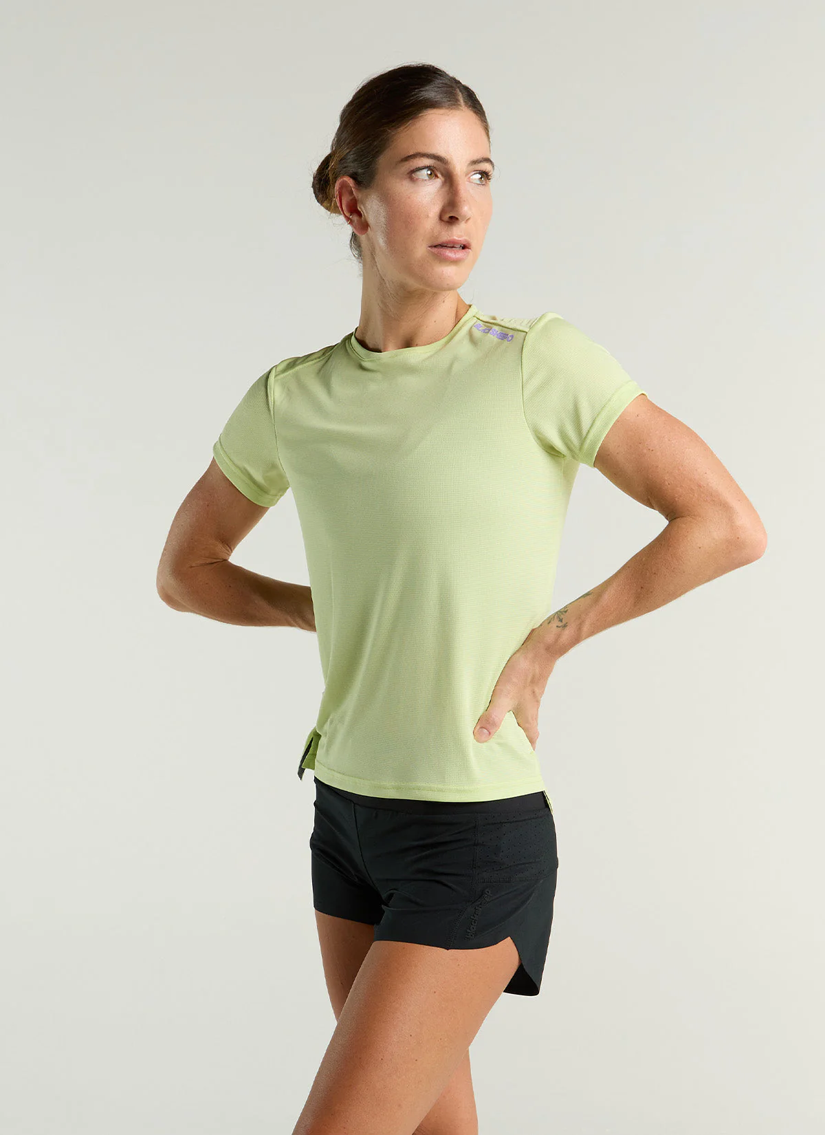Women's Dry SS Tee - Shadow Lime - Image 3