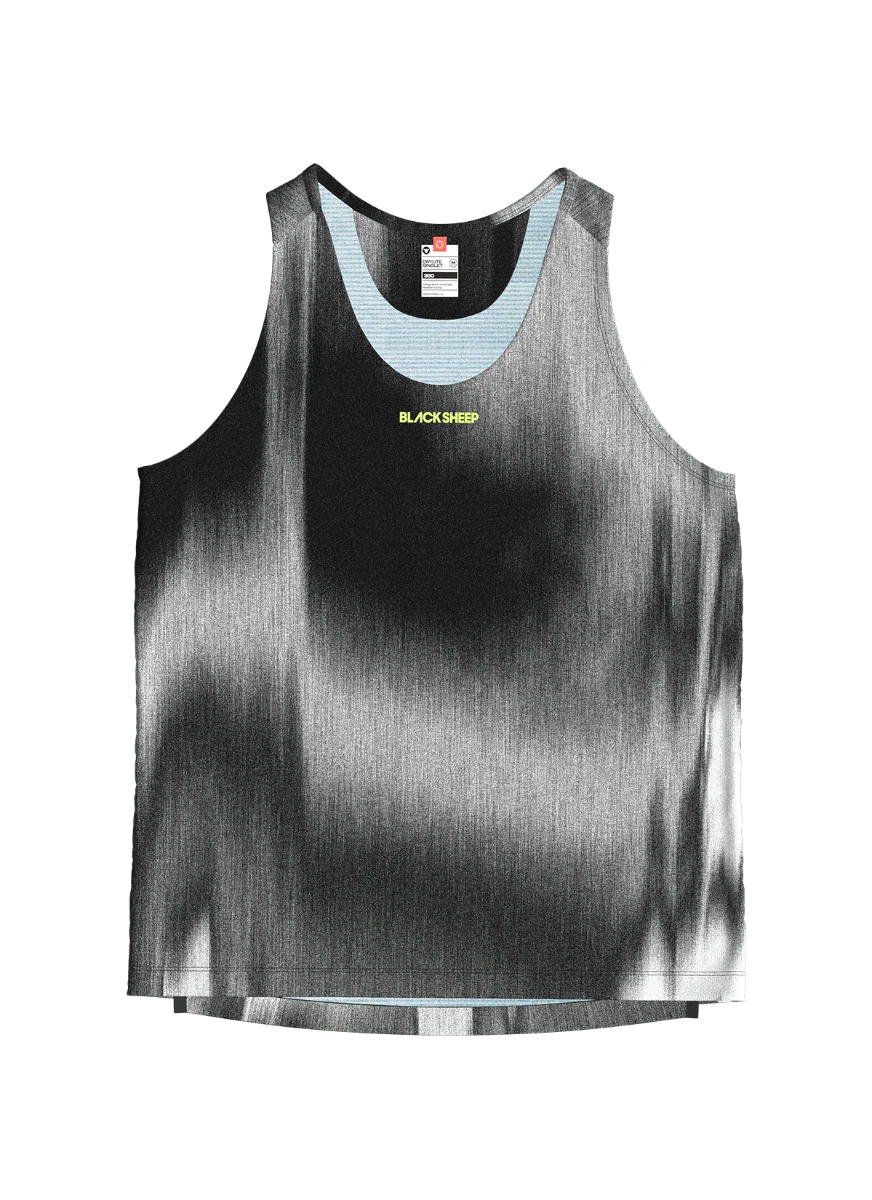 Women's Drylite Singlet - Static Black