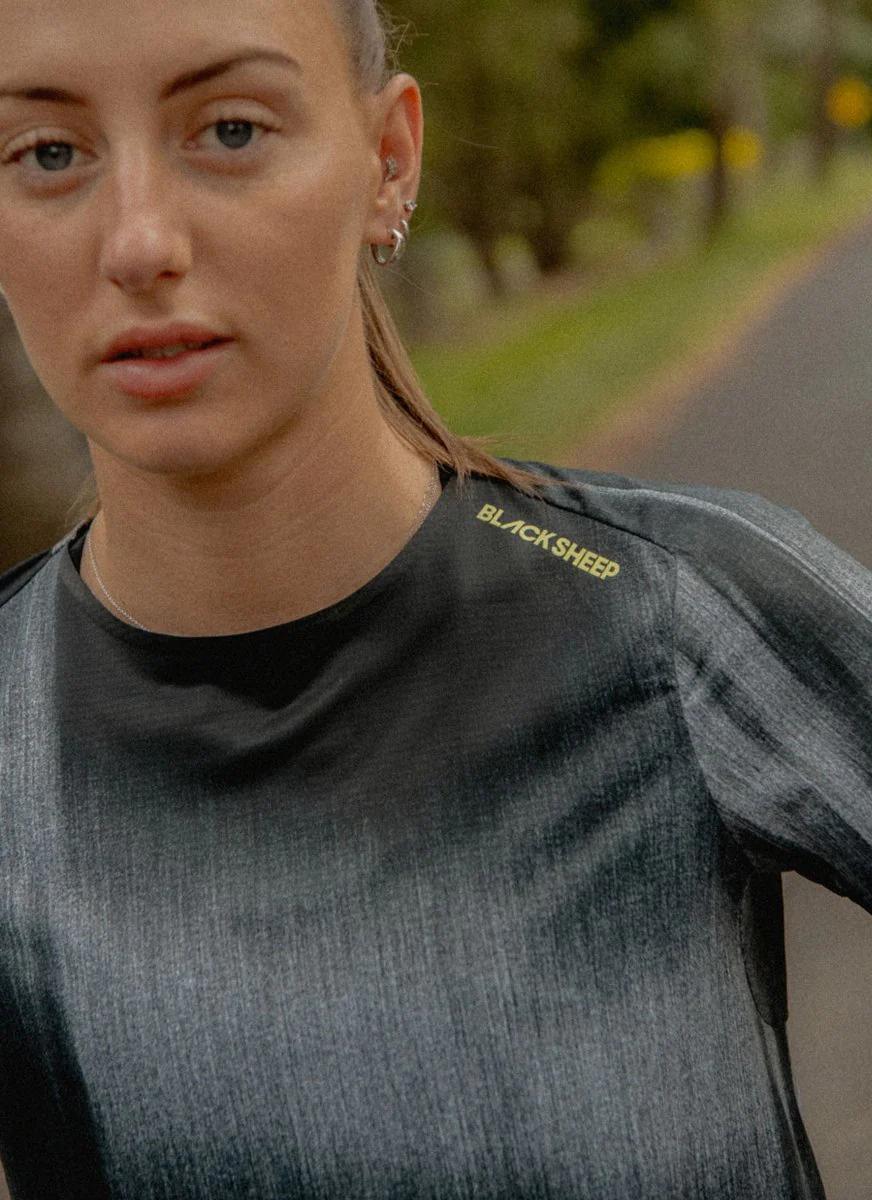 Women's Drylite SS Tee - Static Black - Image 2