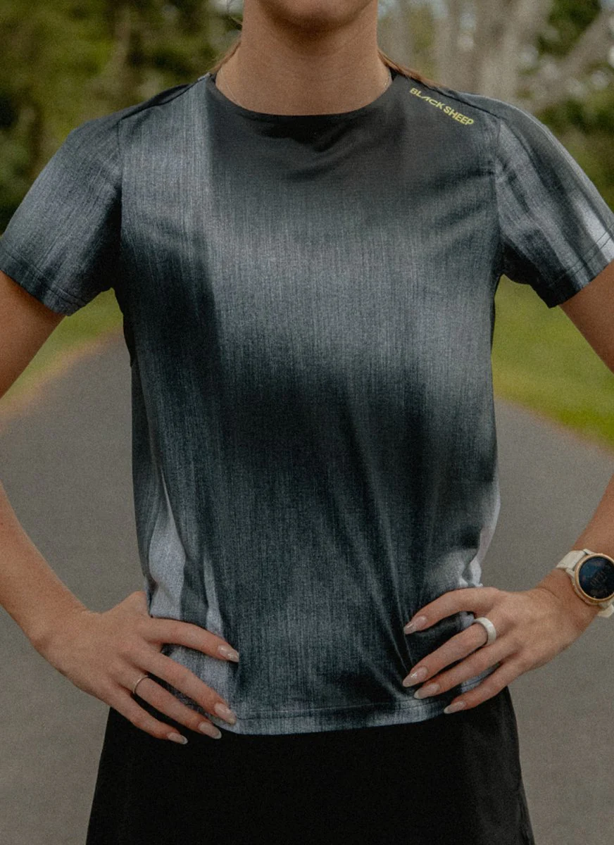 Women's Drylite SS Tee - Static Black - Image 3