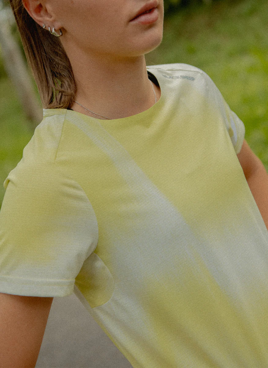 Women's Drylite SS Tee - Static Lime - Image 2