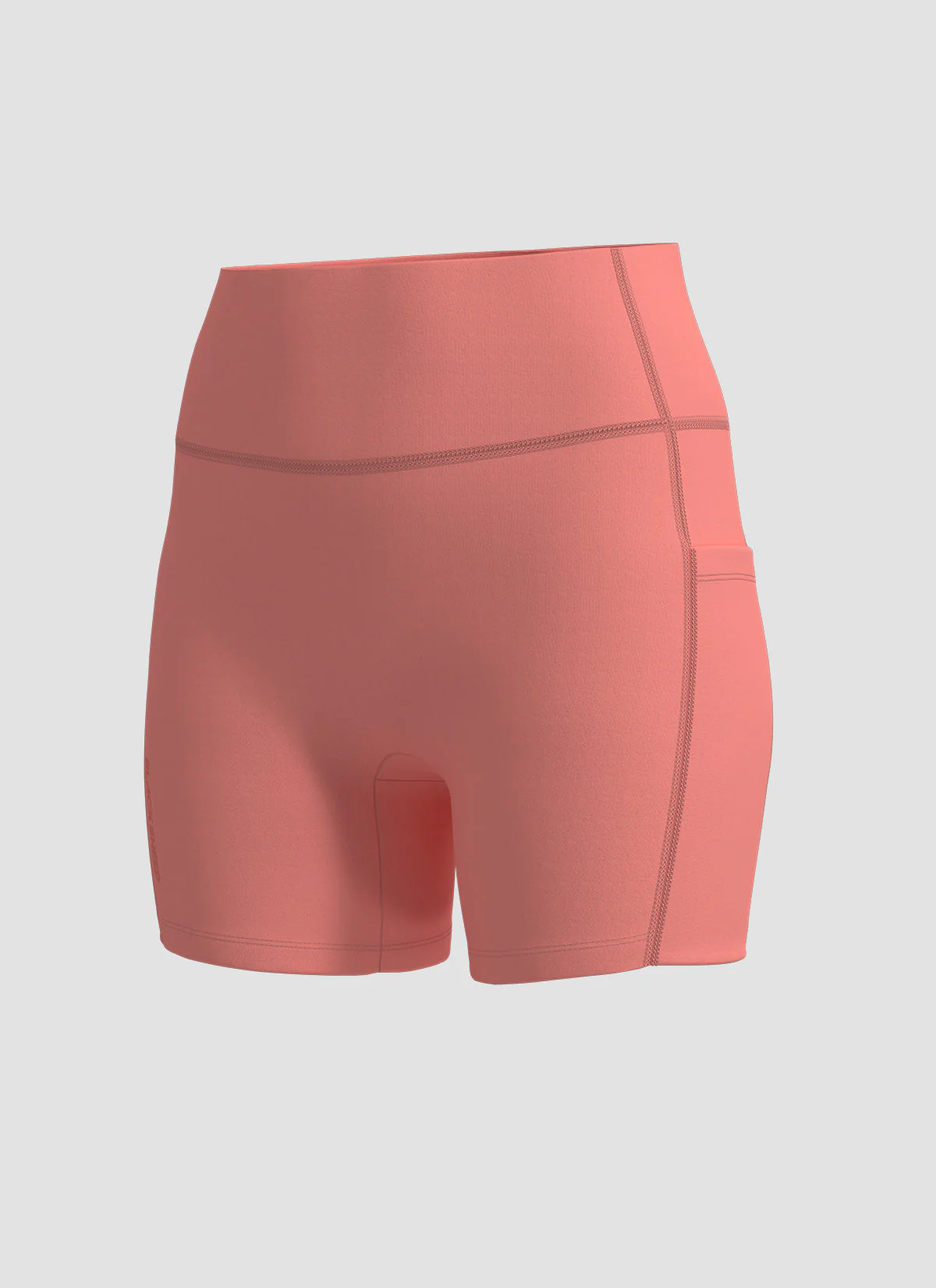 Women's Flex Tight (4") - Super Coral - Image 2