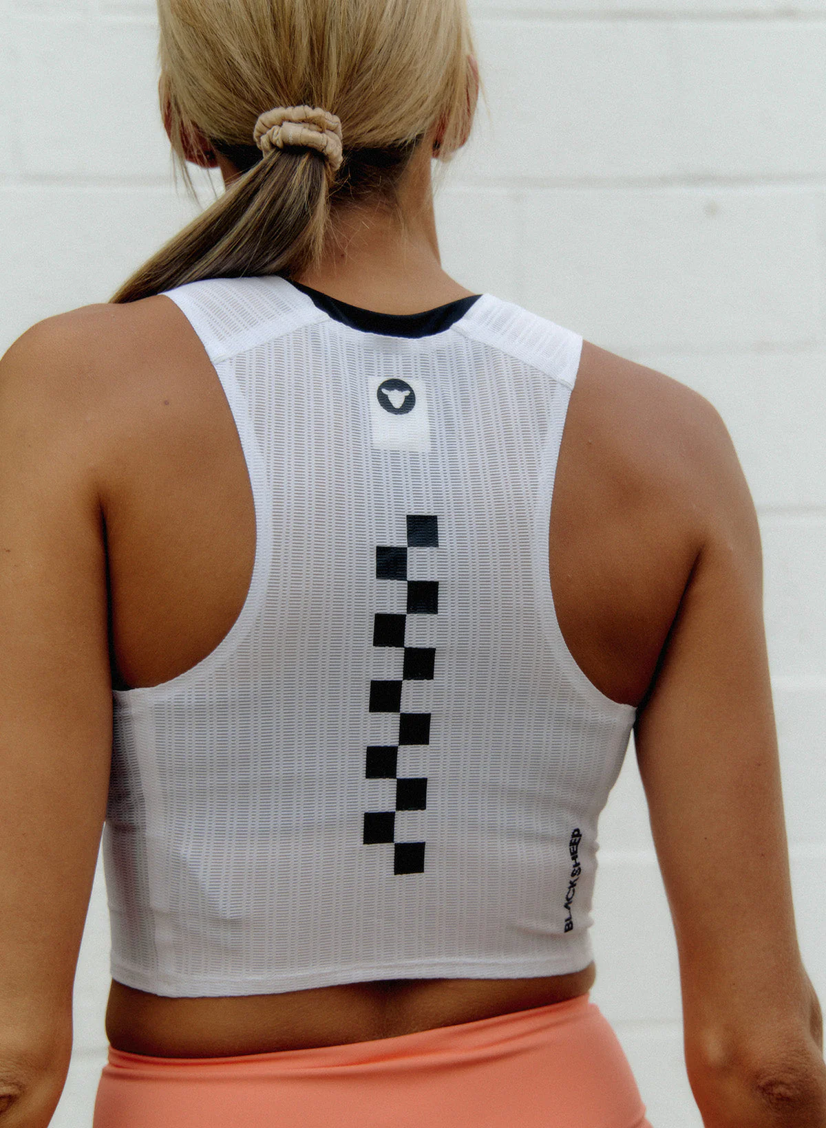 Women's FlyMesh Cropped Singlet - Untitled Ghost - Image 2