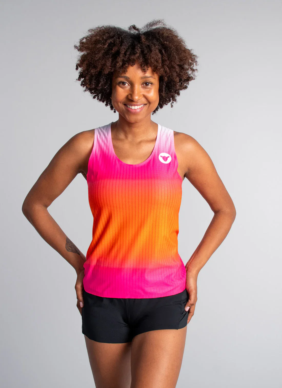 Women's FlyMesh Singlet - Flame - Image 2