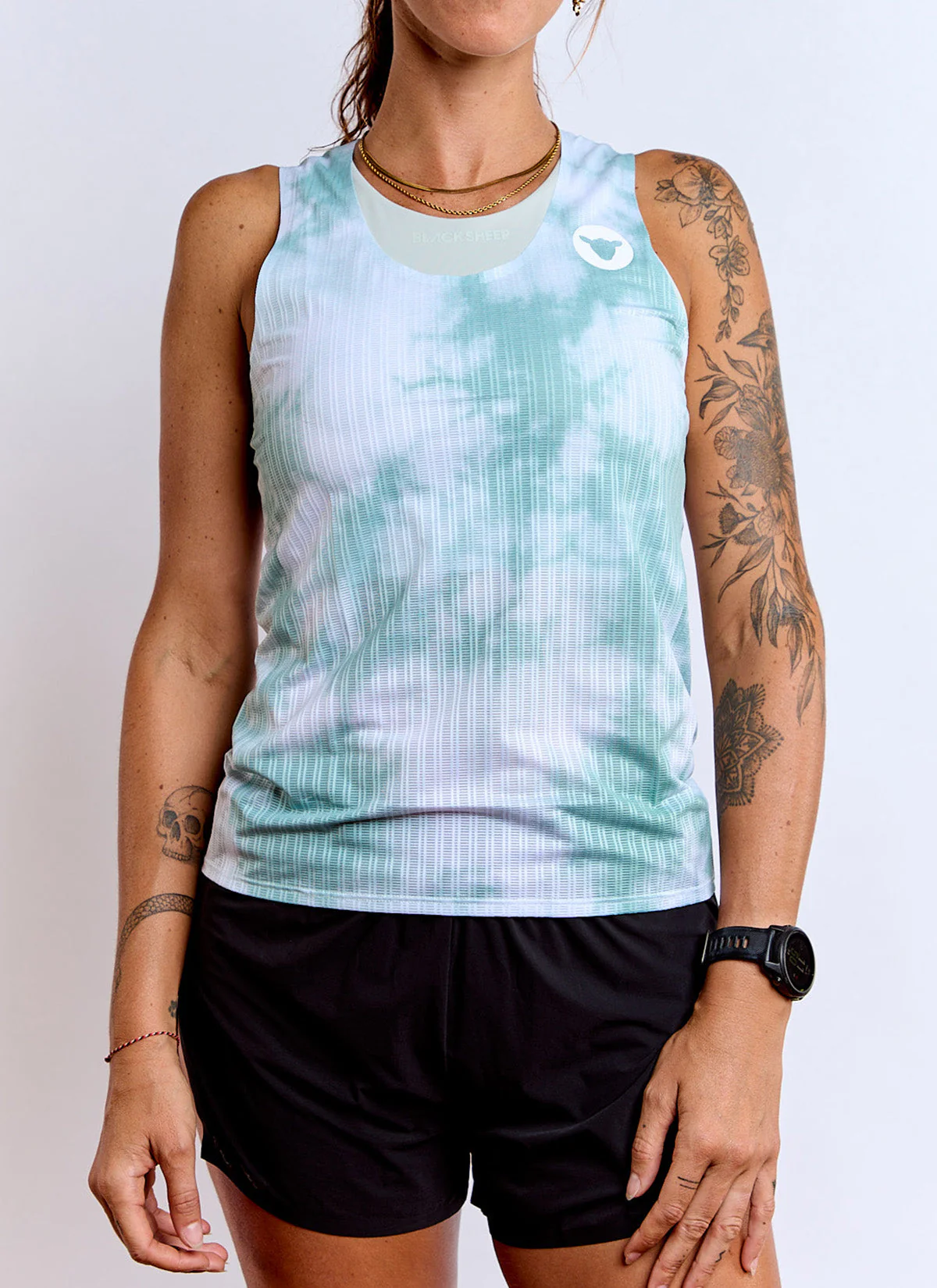 Women's FlyMesh Singlet - Sage Green - Image 3