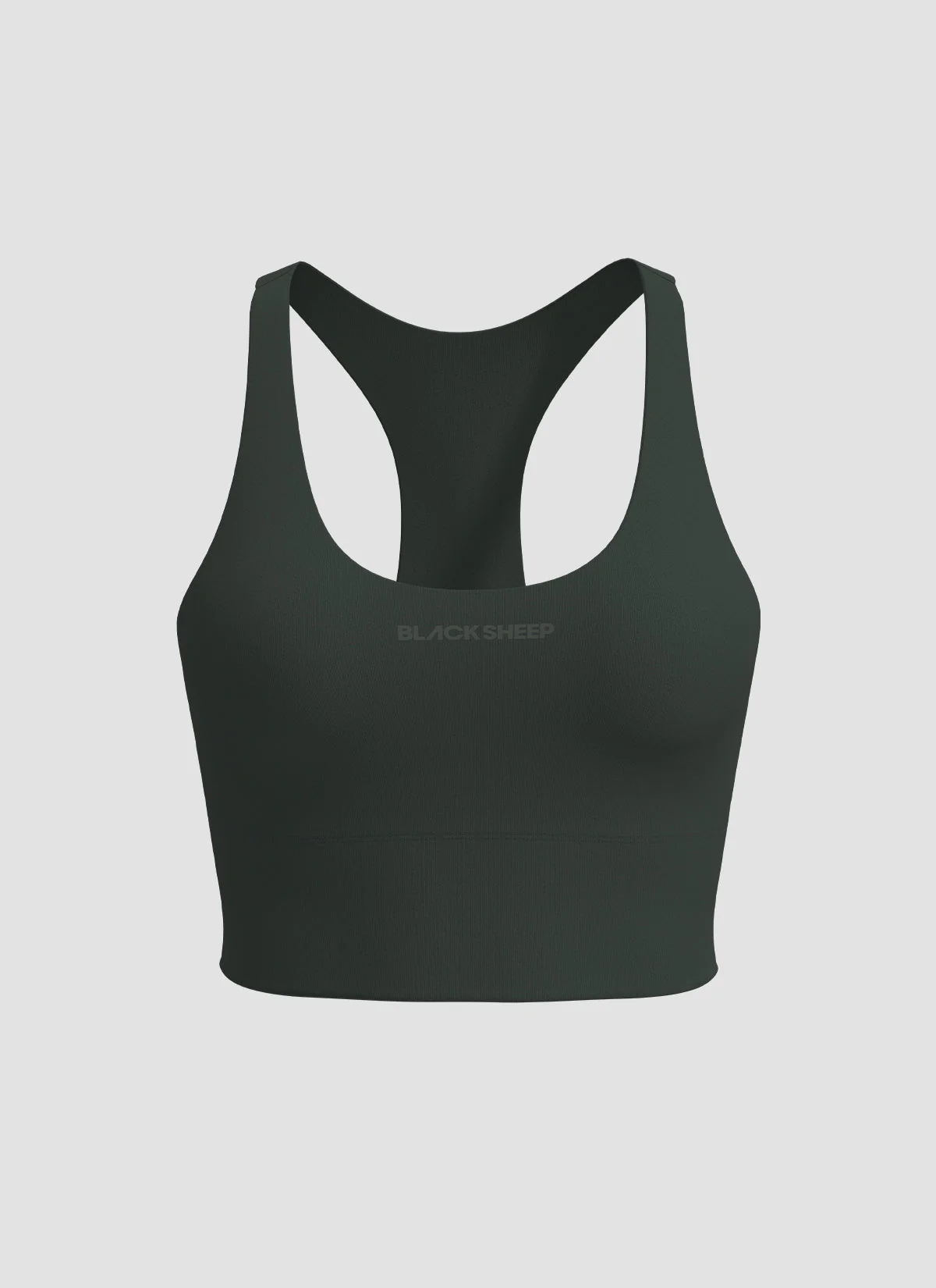 Women's Long Line Padded Crop - Hunter Green
