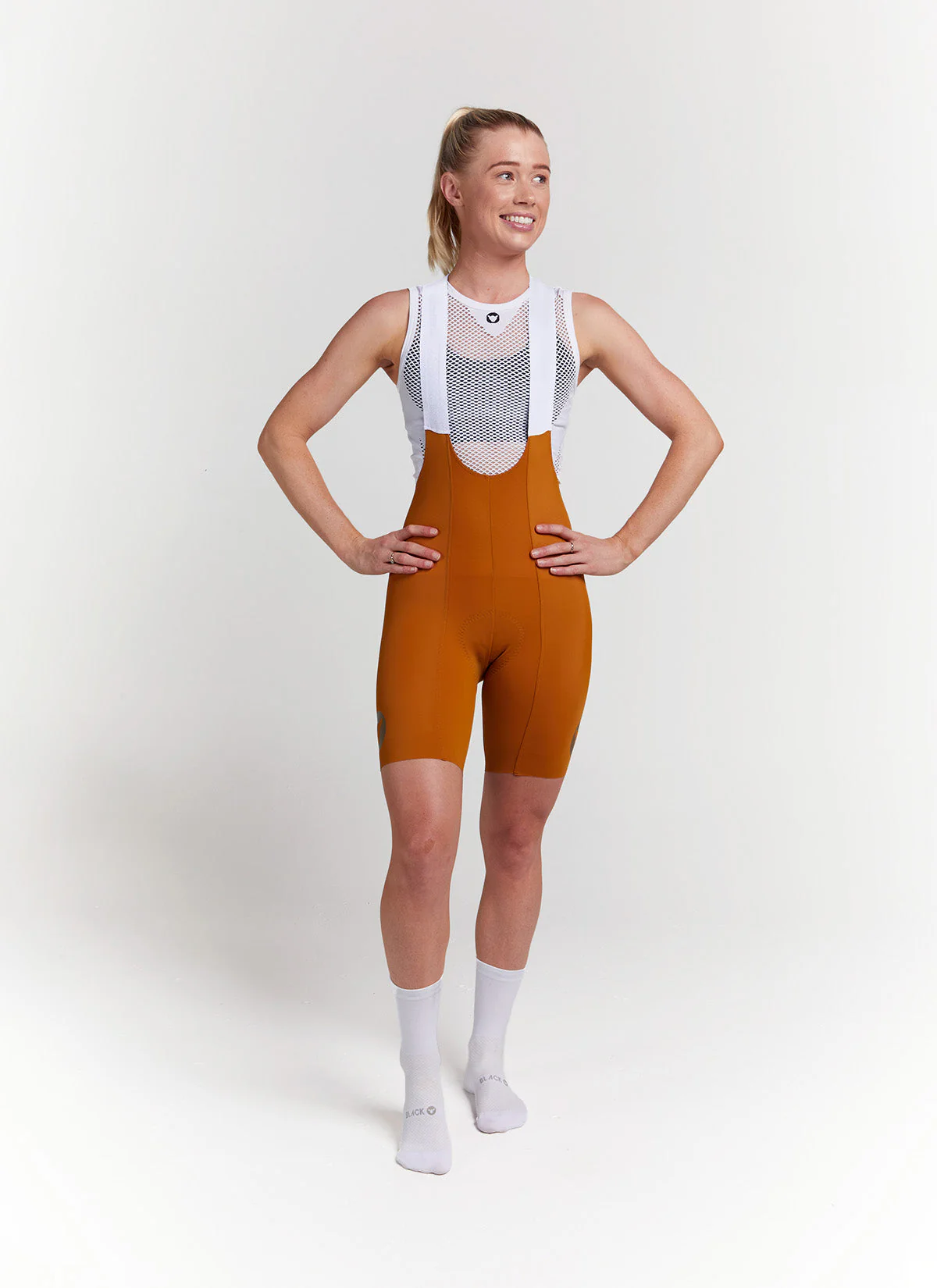 Women's Team 7" Bib - Desert Gold - Image 2