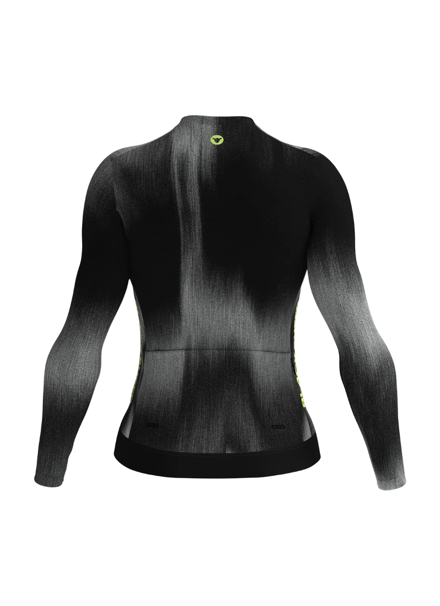Women's Team LS Jersey - STATIC BLACK - Image 3
