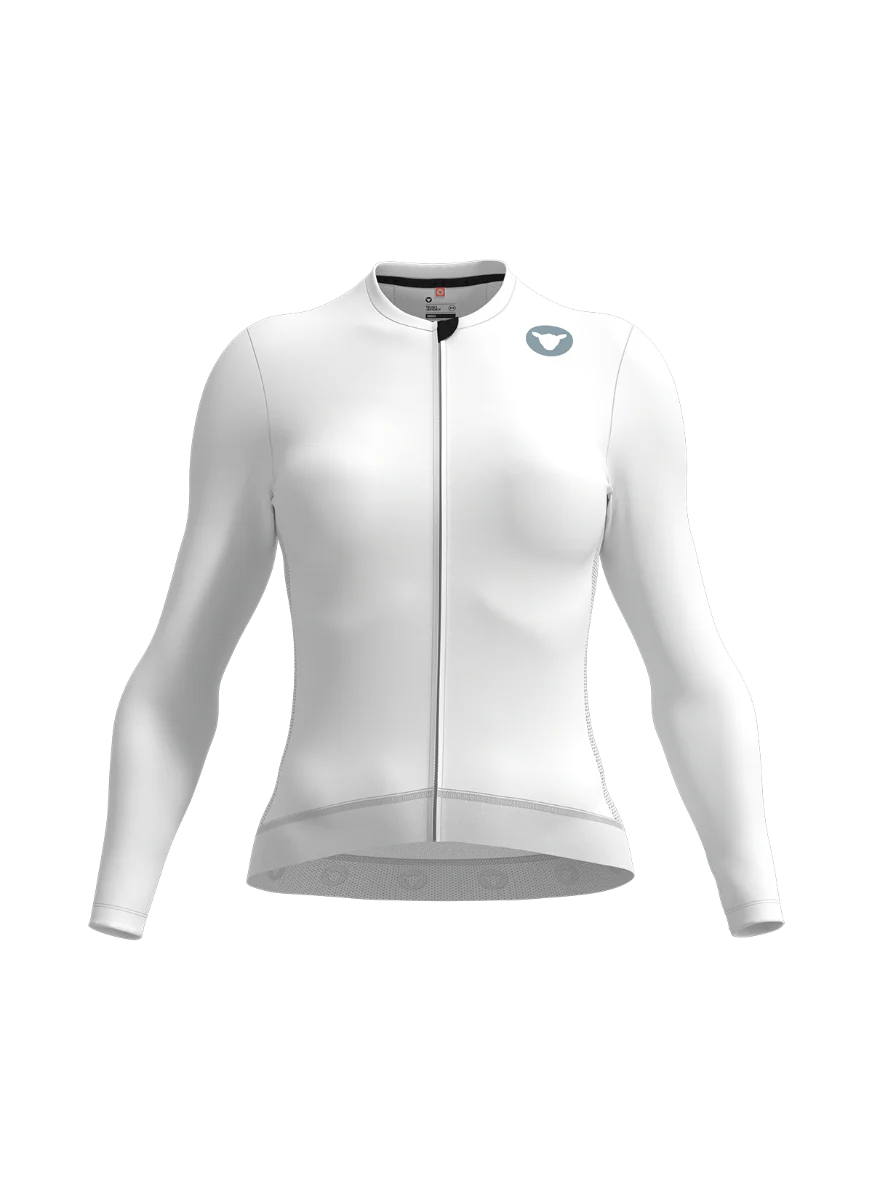 Women's Team LS Jersey - WHITE