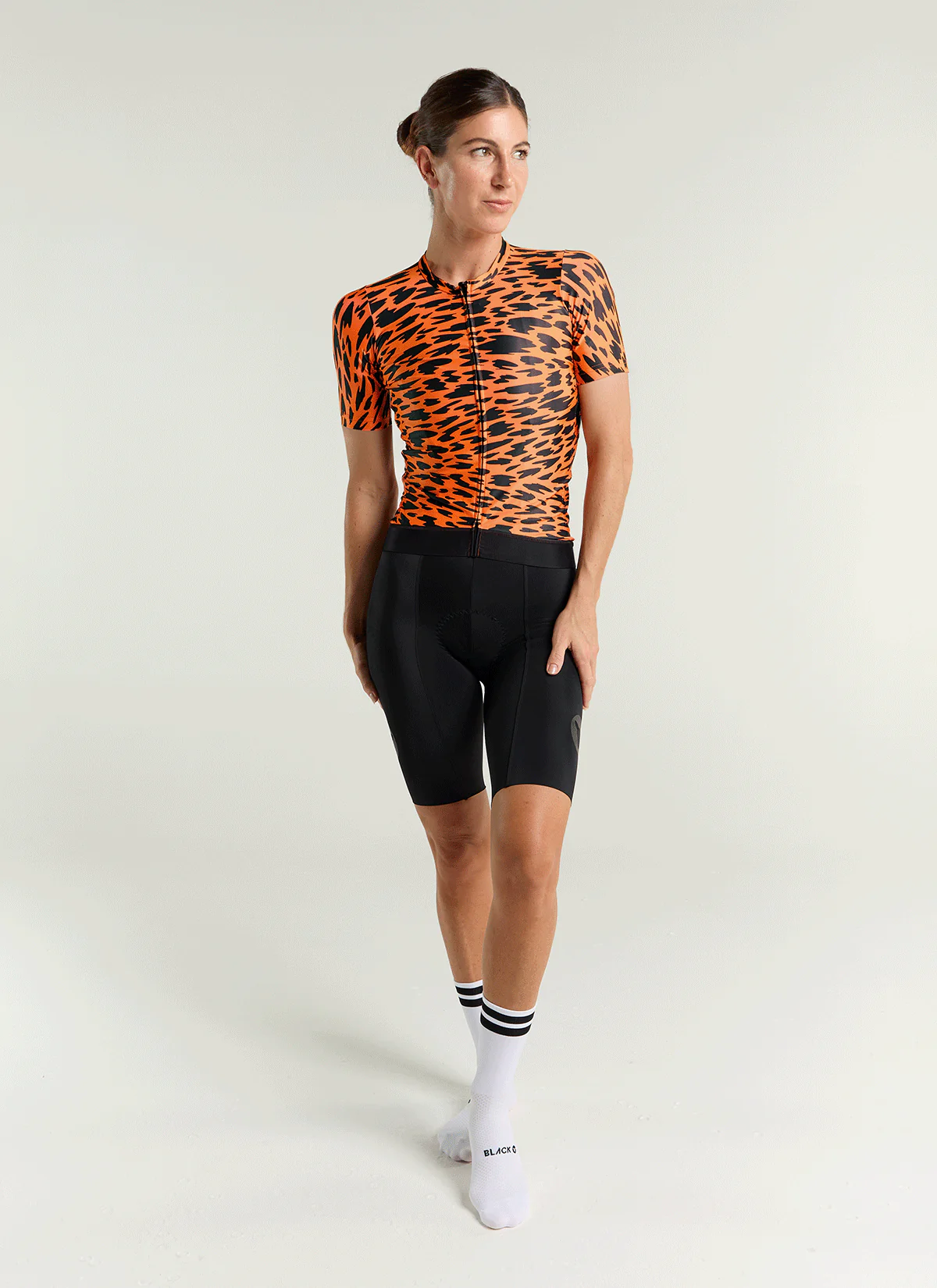 Women's Team SS Jersey - Neon Orange - Image 3