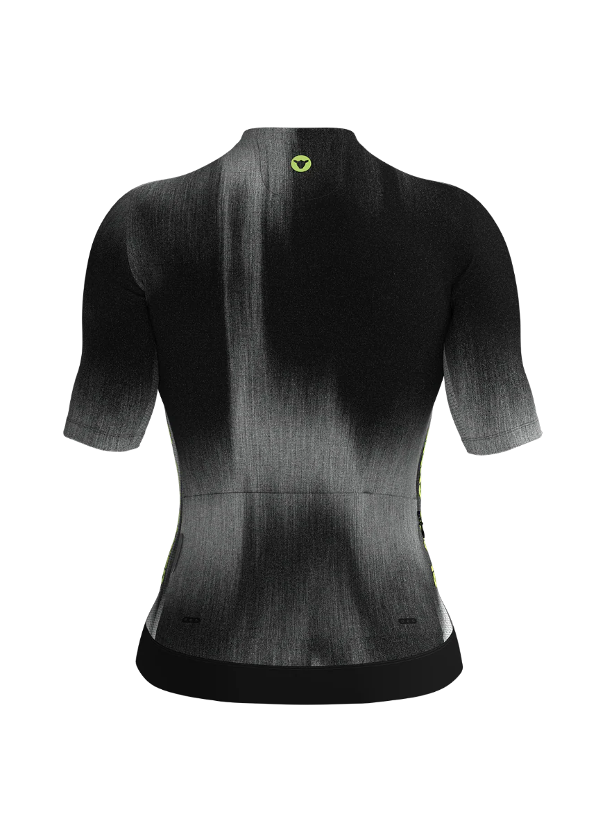 Women's Team SS Jersey - Static Black - Image 4