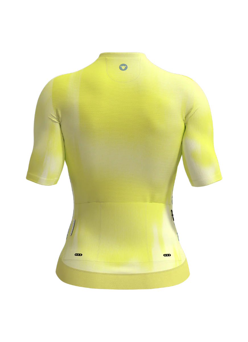 Women's Team SS Jersey - Static Lime - Image 3
